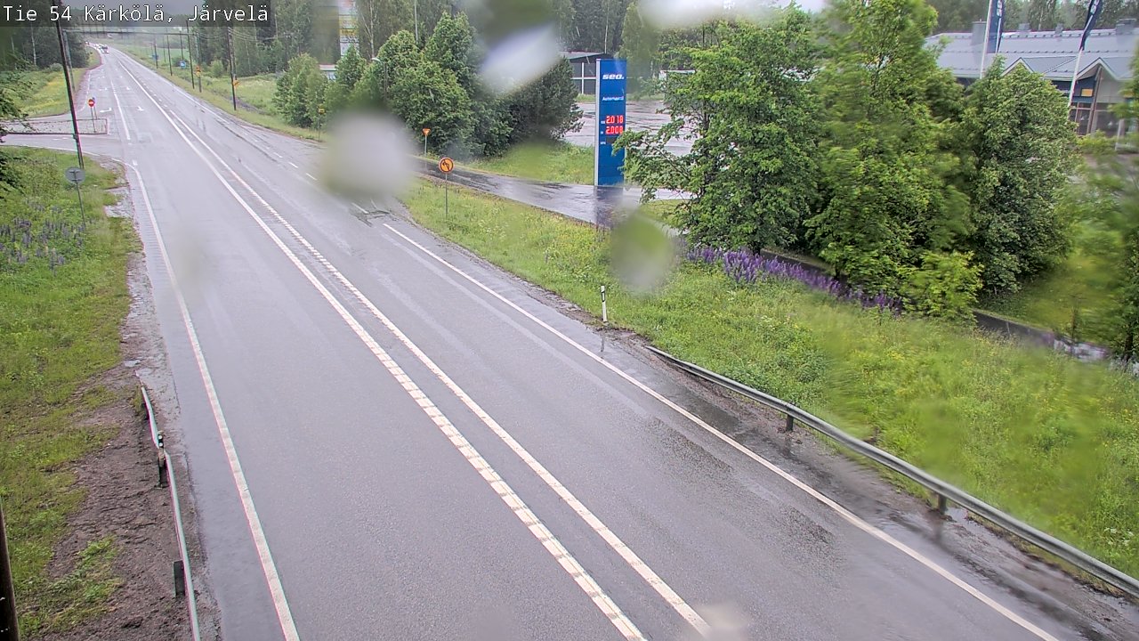 Weather Camera Image Väg 54 Kärkölä, Järvelä, Kärkölä, Päijät-Häme