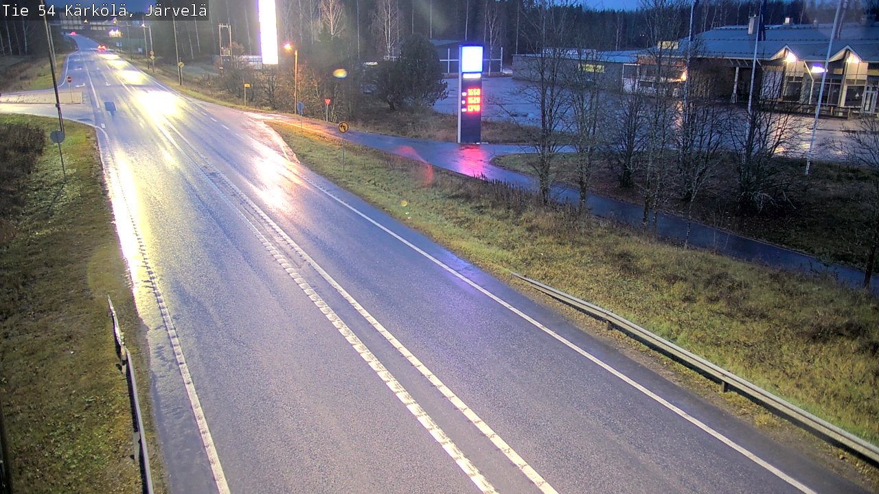 Weather Camera Image Väg 54 Kärkölä, Järvelä, Kärkölä, Päijät-Häme