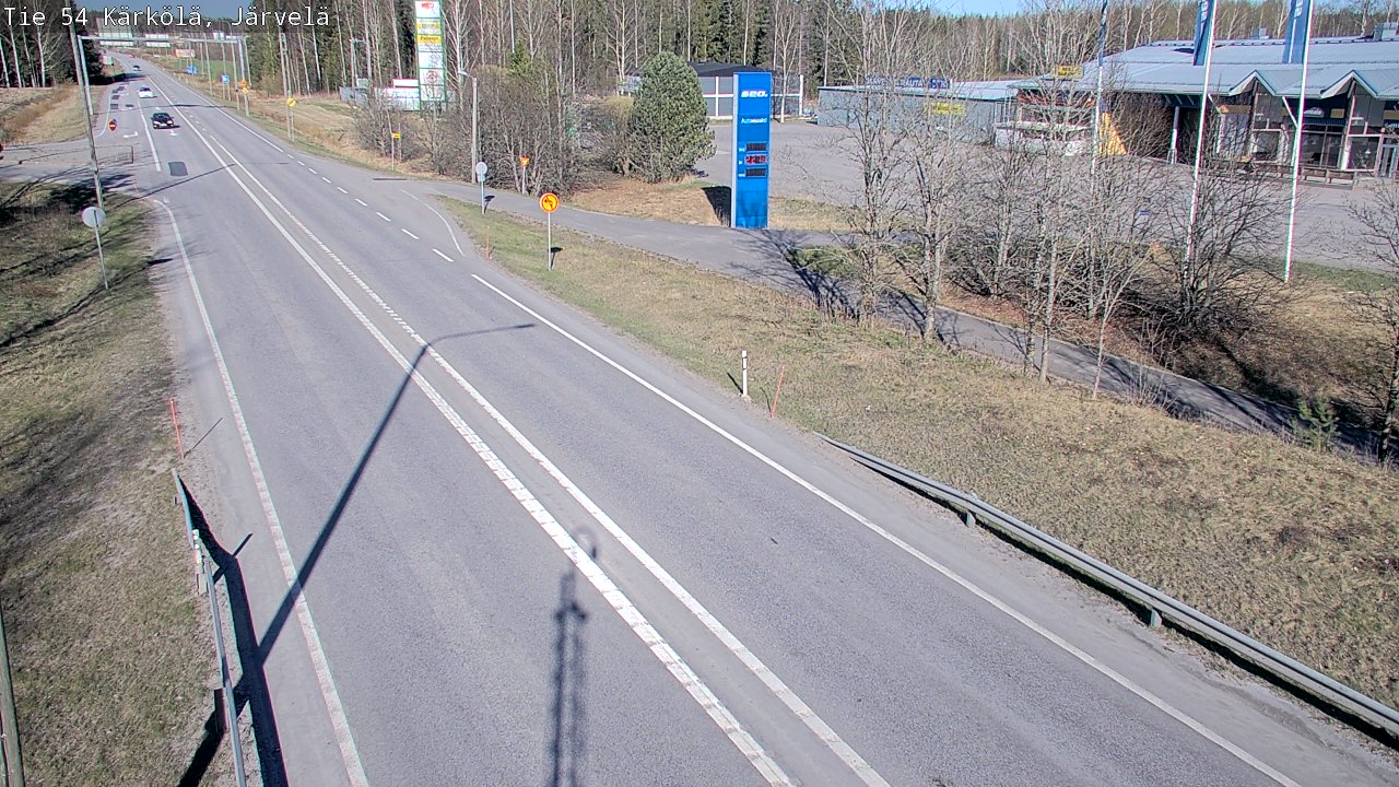 Weather Camera Image Väg 54 Kärkölä, Järvelä, Kärkölä, Päijät-Häme