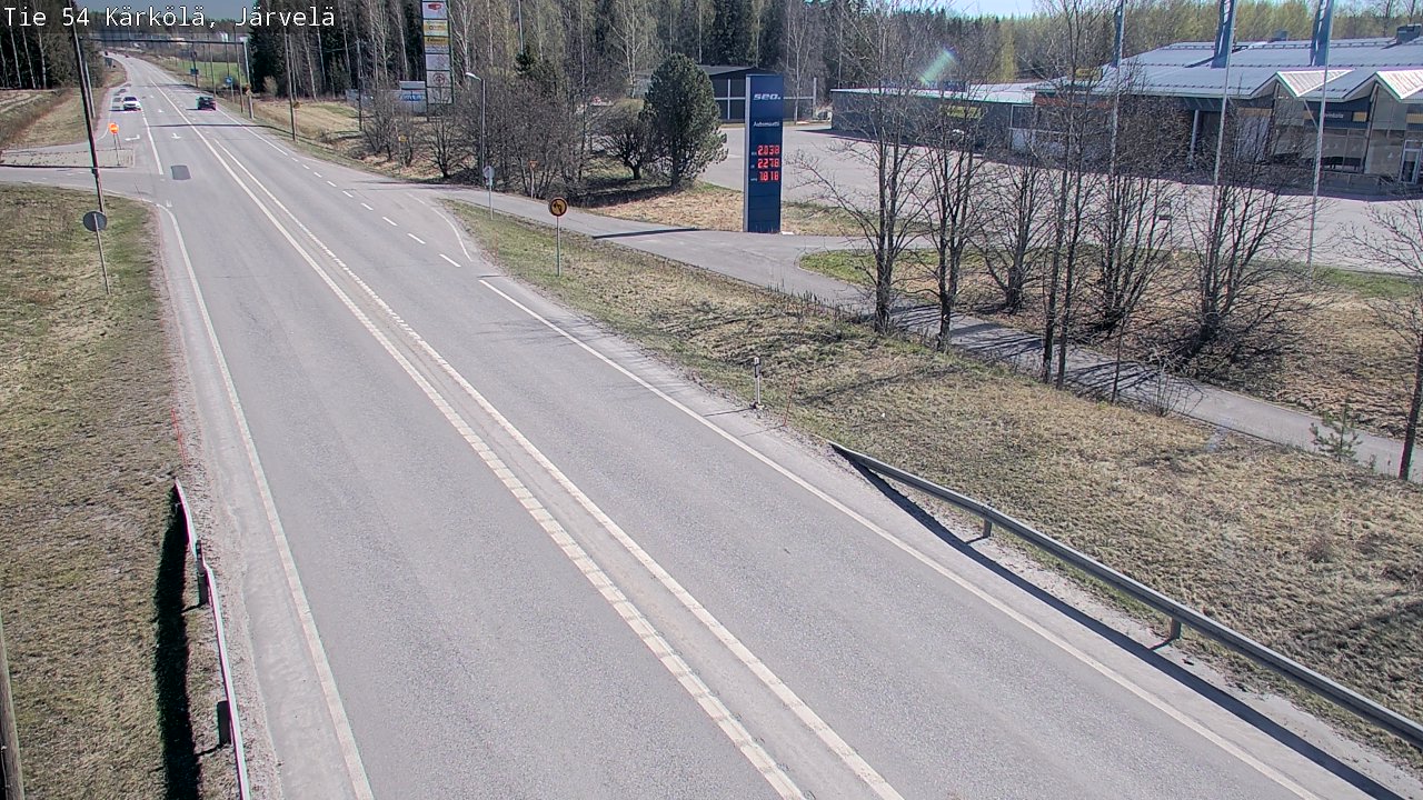 Weather Camera Image Road 54 Kärkölä, Järvelä, Kärkölä, Päijät-Häme