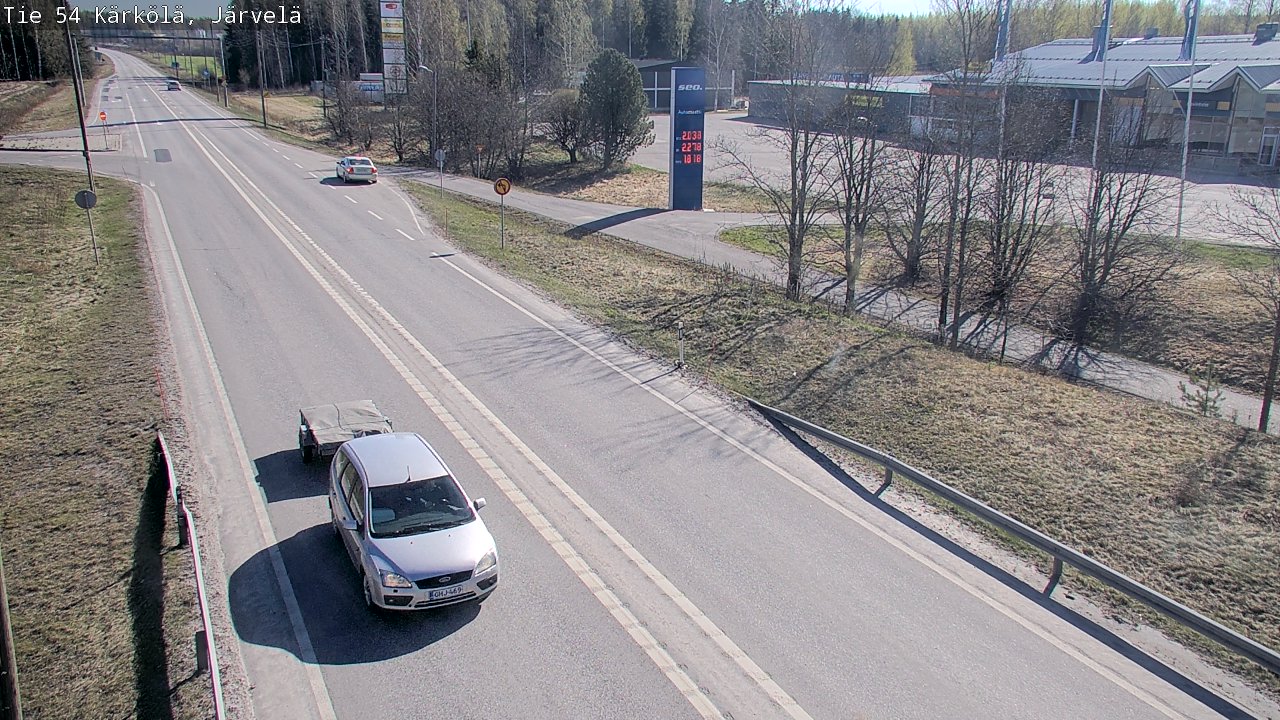 Weather Camera Image Road 54 Kärkölä, Järvelä, Kärkölä, Päijät-Häme