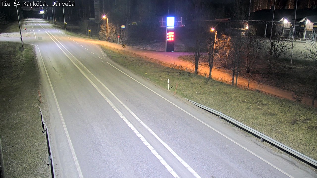 Weather Camera Image Väg 54 Kärkölä, Järvelä, Kärkölä, Päijät-Häme