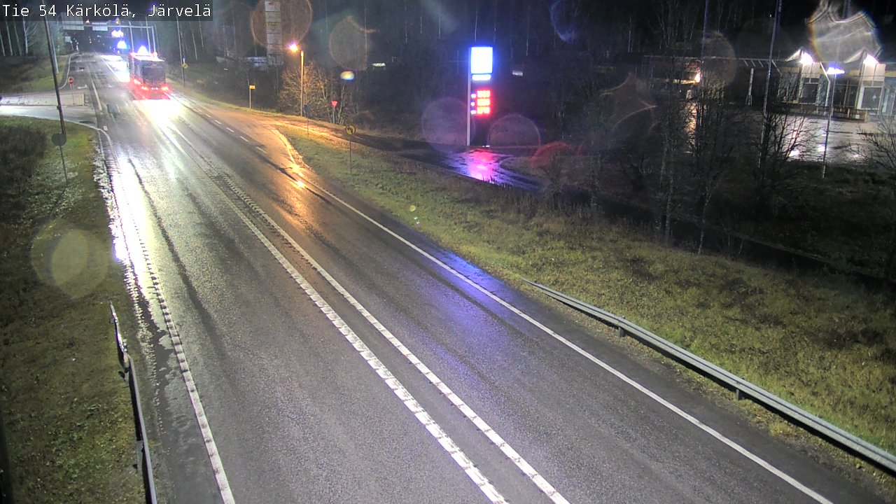 Weather Camera Image Väg 54 Kärkölä, Järvelä, Kärkölä, Päijät-Häme