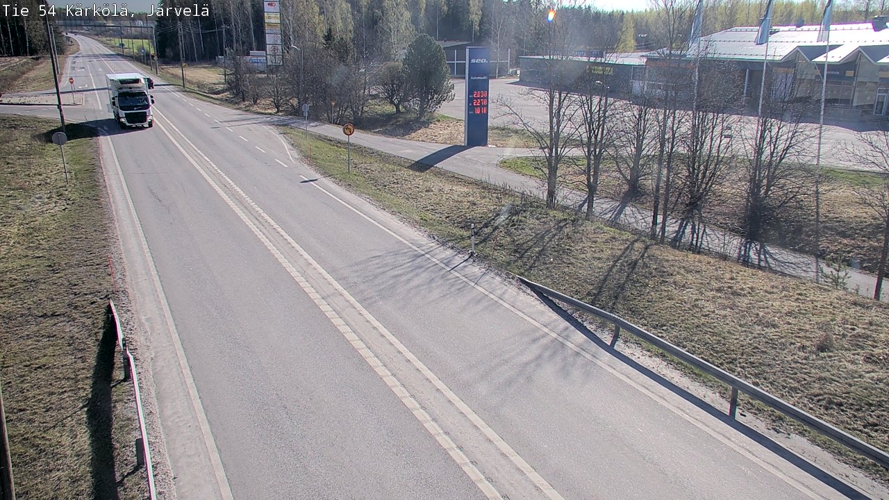 Weather Camera Image Road 54 Kärkölä, Järvelä, Kärkölä, Päijät-Häme