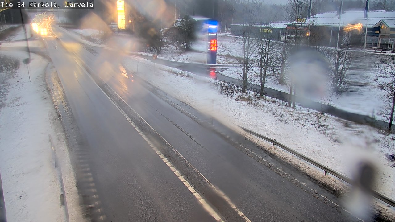 Weather Camera Image Väg 54 Kärkölä, Järvelä, Kärkölä, Päijät-Häme
