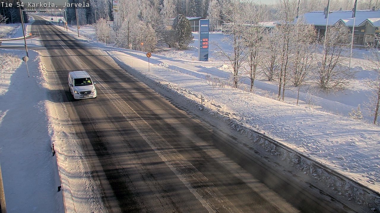 Weather Camera Image Väg 54 Kärkölä, Järvelä, Kärkölä, Päijät-Häme