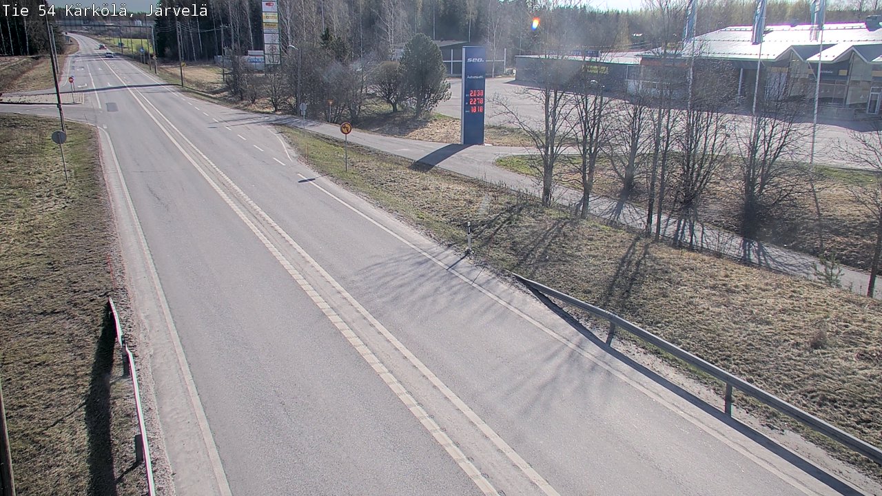 Weather Camera Image Väg 54 Kärkölä, Järvelä, Kärkölä, Päijät-Häme