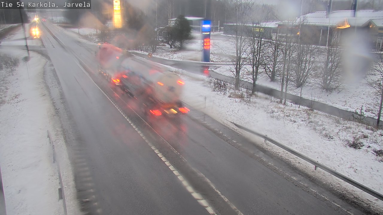 Weather Camera Image Väg 54 Kärkölä, Järvelä, Kärkölä, Päijät-Häme