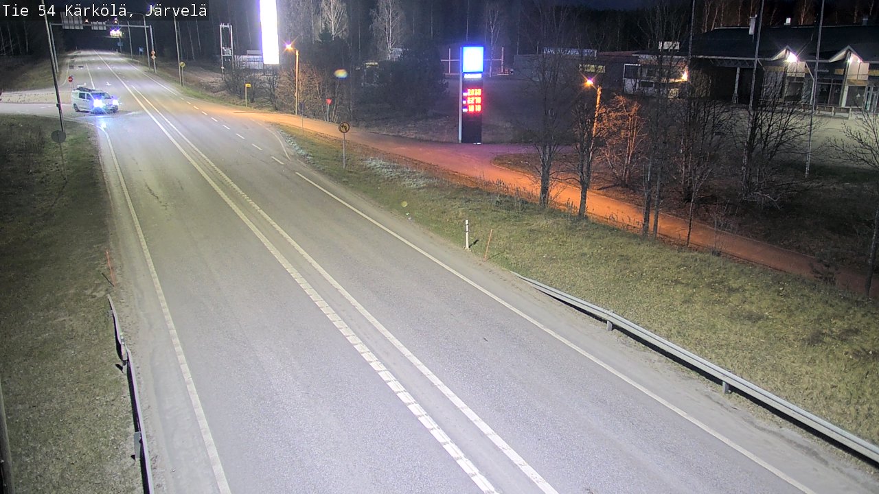 Weather Camera Image Väg 54 Kärkölä, Järvelä, Kärkölä, Päijät-Häme