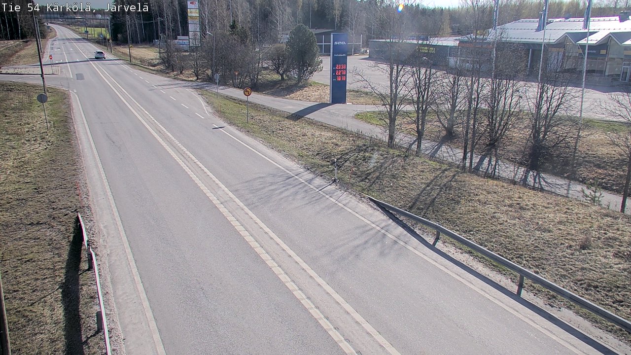 Weather Camera Image Väg 54 Kärkölä, Järvelä, Kärkölä, Päijät-Häme