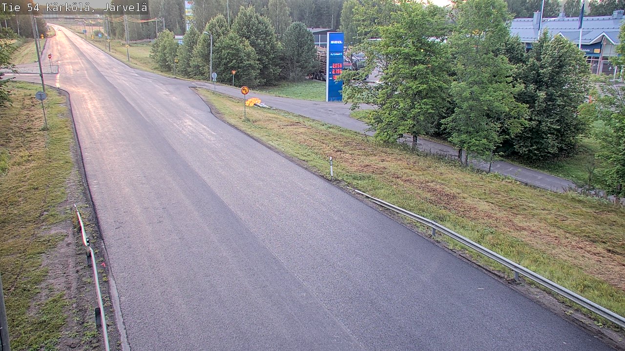Weather Camera Image Road 54 Kärkölä, Järvelä, Kärkölä, Päijät-Häme