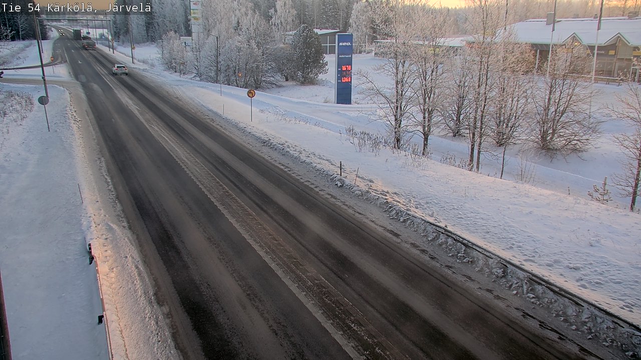 Weather Camera Image Väg 54 Kärkölä, Järvelä, Kärkölä, Päijät-Häme