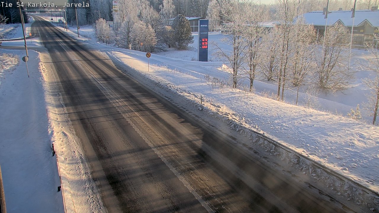 Weather Camera Image Väg 54 Kärkölä, Järvelä, Kärkölä, Päijät-Häme
