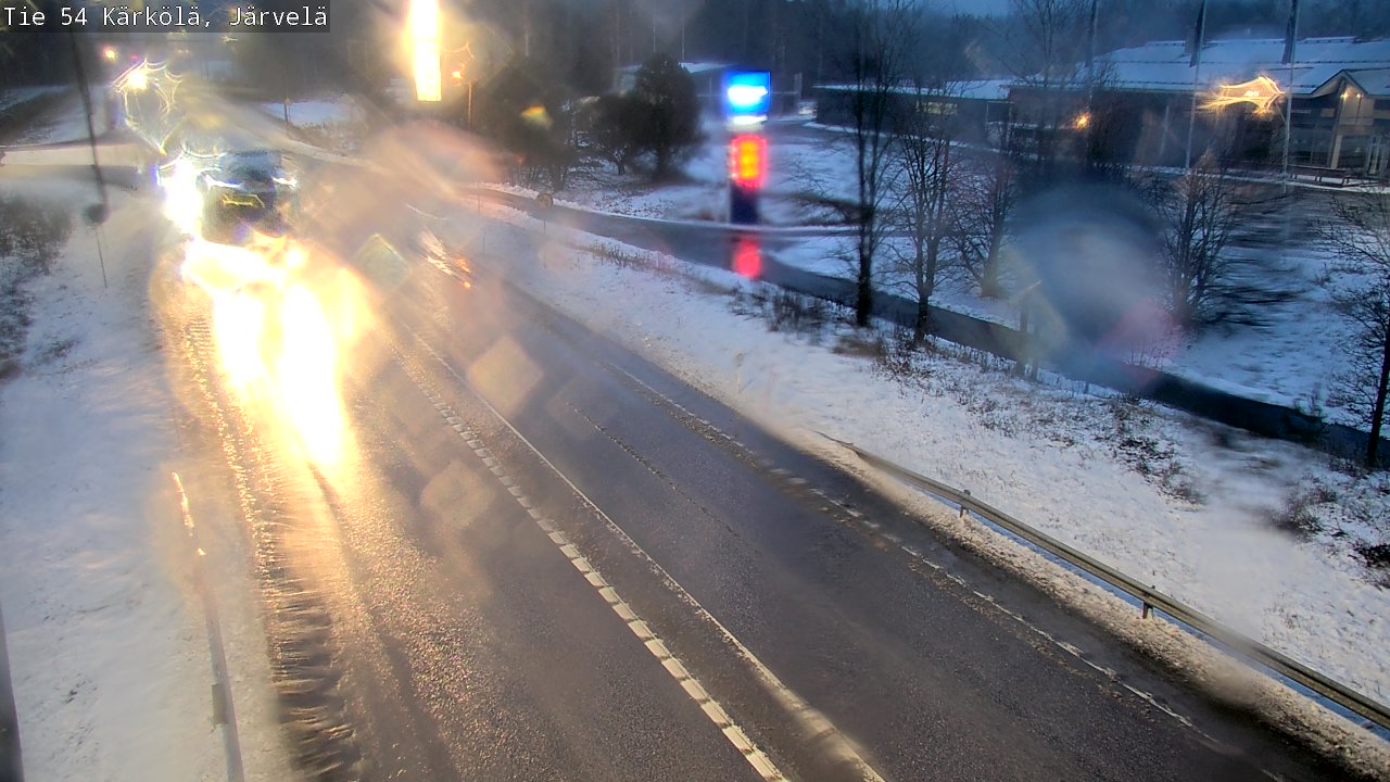 Weather Camera Image Väg 54 Kärkölä, Järvelä, Kärkölä, Päijät-Häme