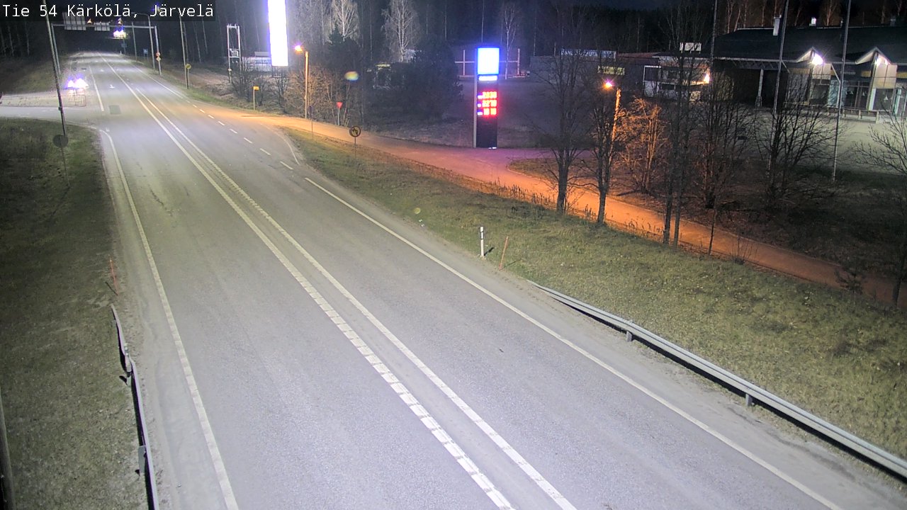 Weather Camera Image Väg 54 Kärkölä, Järvelä, Kärkölä, Päijät-Häme