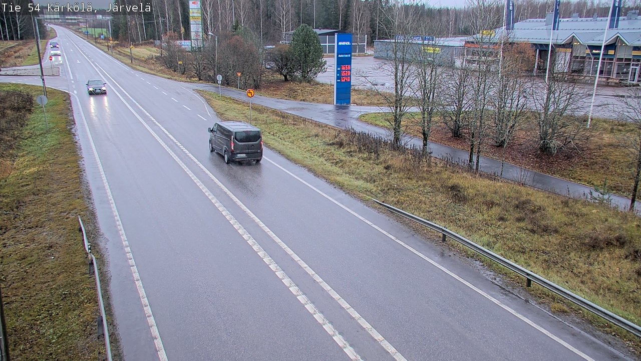 Weather Camera Image Väg 54 Kärkölä, Järvelä, Kärkölä, Päijät-Häme