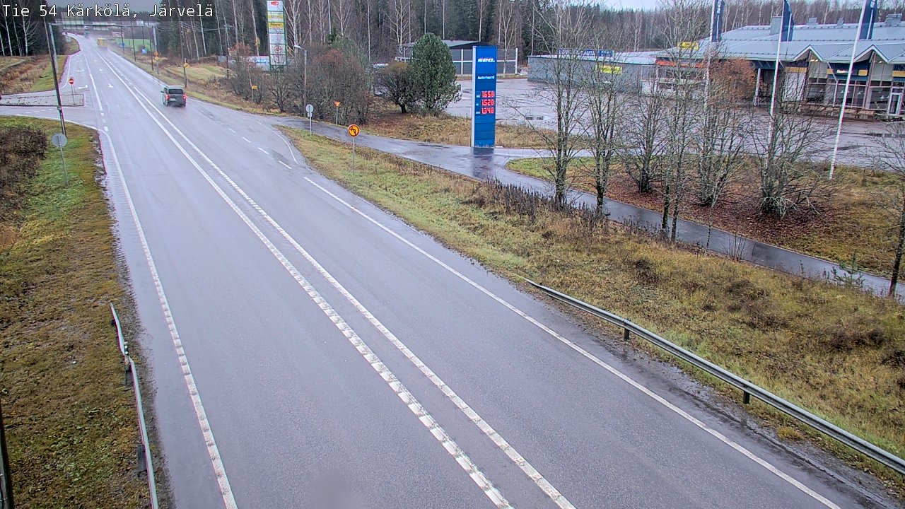 Weather Camera Image Väg 54 Kärkölä, Järvelä, Kärkölä, Päijät-Häme