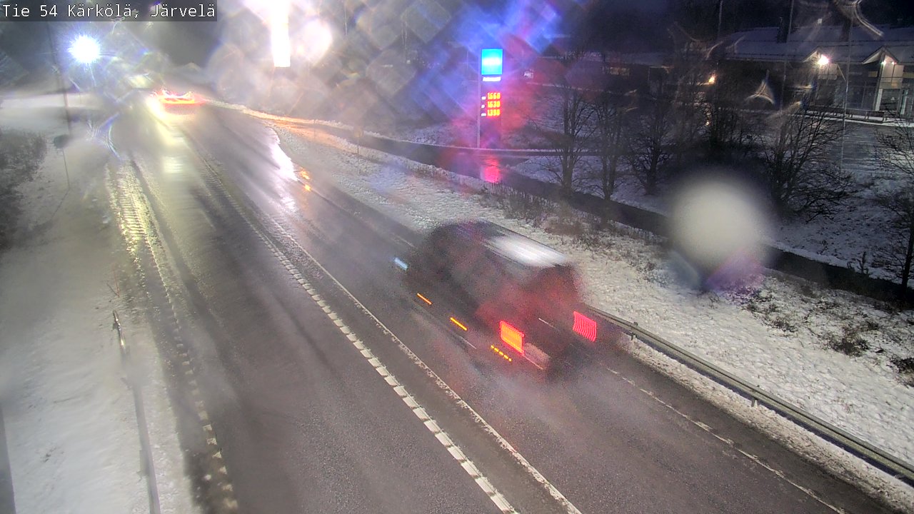 Weather Camera Image Väg 54 Kärkölä, Järvelä, Kärkölä, Päijät-Häme