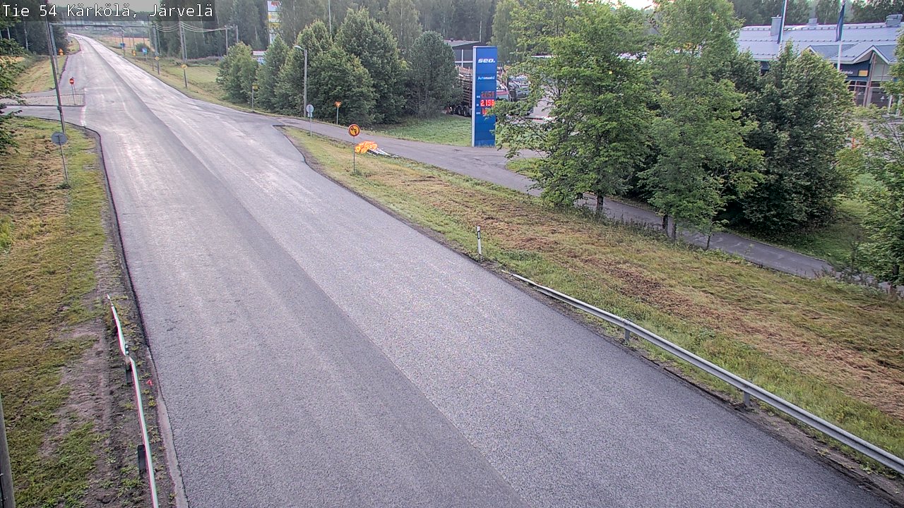 Weather Camera Image Road 54 Kärkölä, Järvelä, Kärkölä, Päijät-Häme