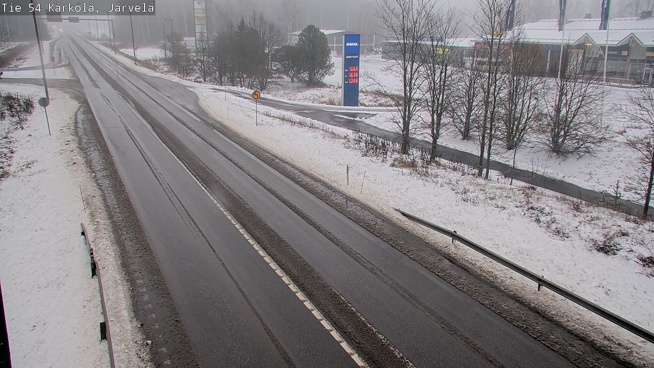 Weather Camera Image Väg 54 Kärkölä, Järvelä, Kärkölä, Päijät-Häme