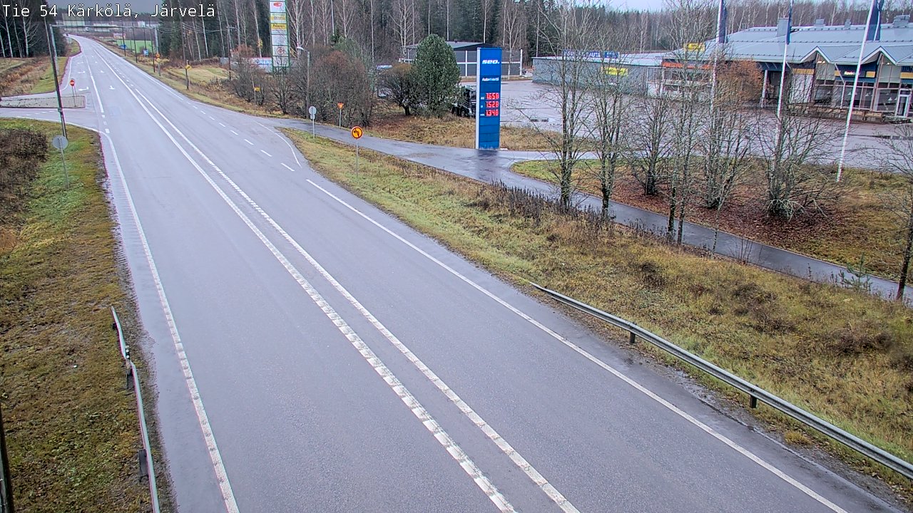 Weather Camera Image Väg 54 Kärkölä, Järvelä, Kärkölä, Päijät-Häme