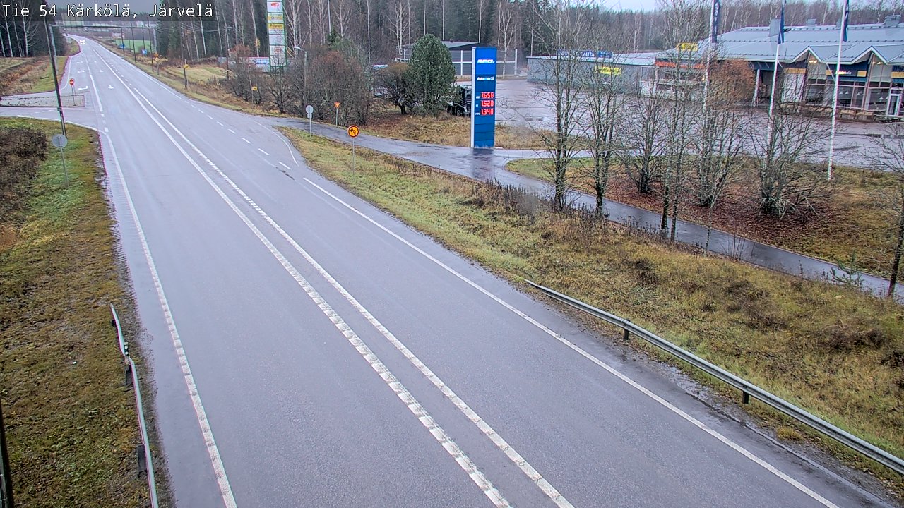 Weather Camera Image Väg 54 Kärkölä, Järvelä, Kärkölä, Päijät-Häme