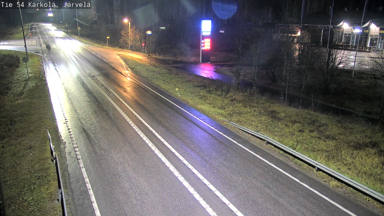 Weather Camera Image Väg 54 Kärkölä, Järvelä, Kärkölä, Päijät-Häme