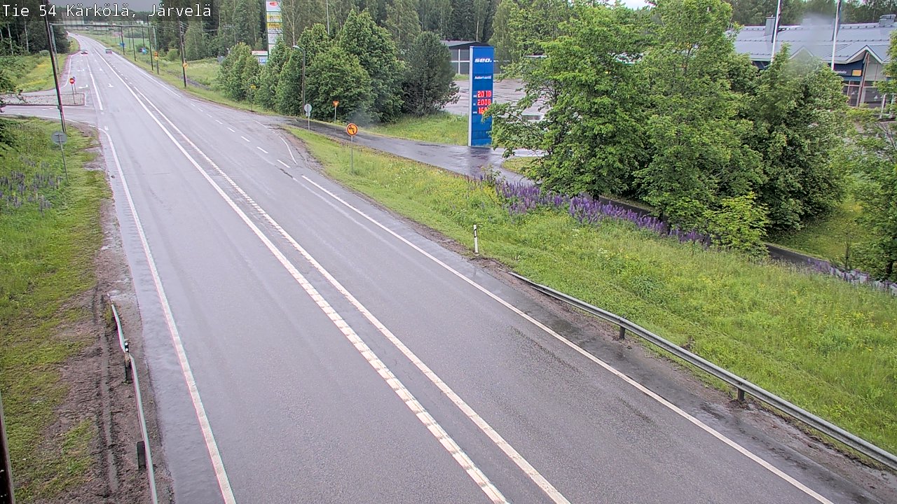 Weather Camera Image Road 54 Kärkölä, Järvelä, Kärkölä, Päijät-Häme
