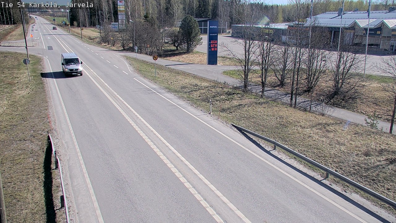 Weather Camera Image Road 54 Kärkölä, Järvelä, Kärkölä, Päijät-Häme