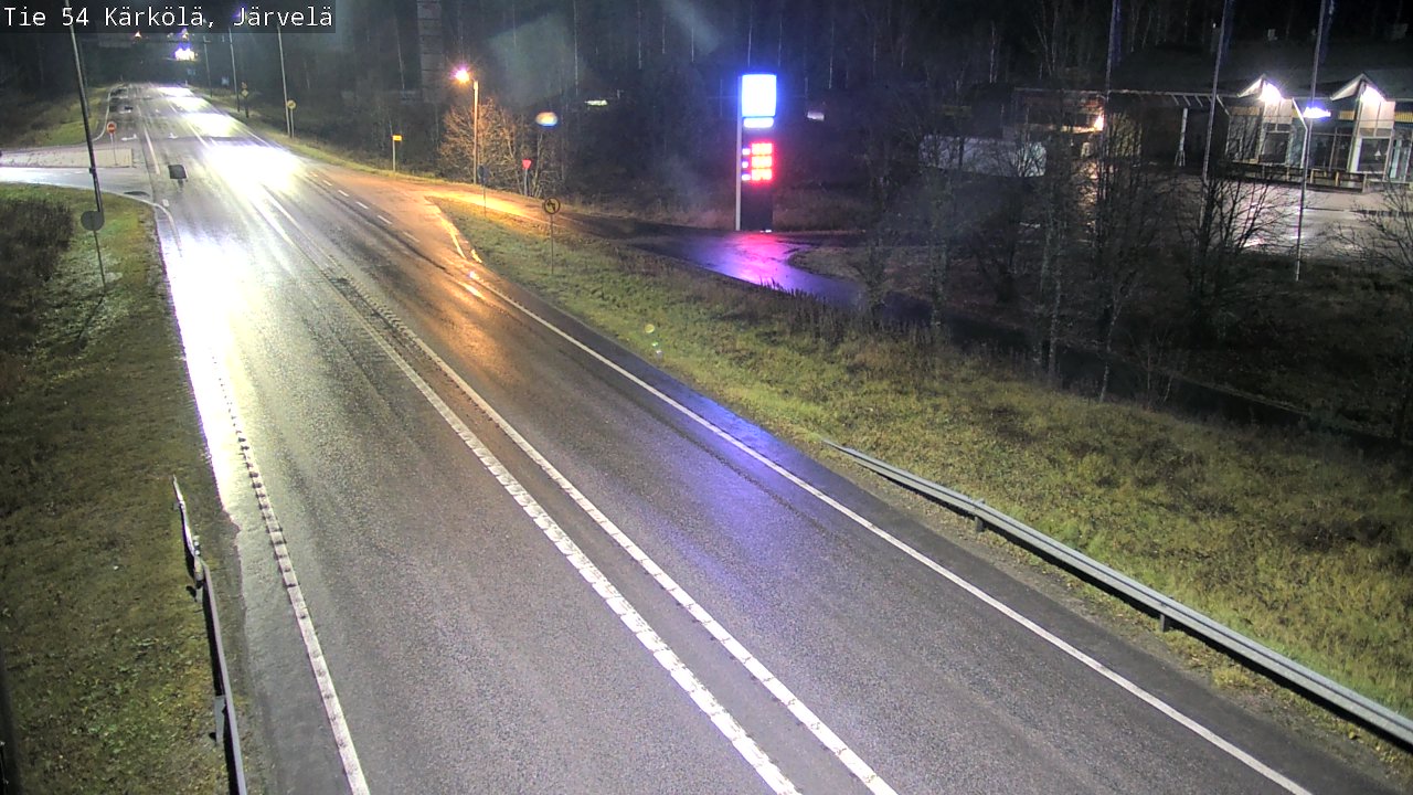 Weather Camera Image Väg 54 Kärkölä, Järvelä, Kärkölä, Päijät-Häme