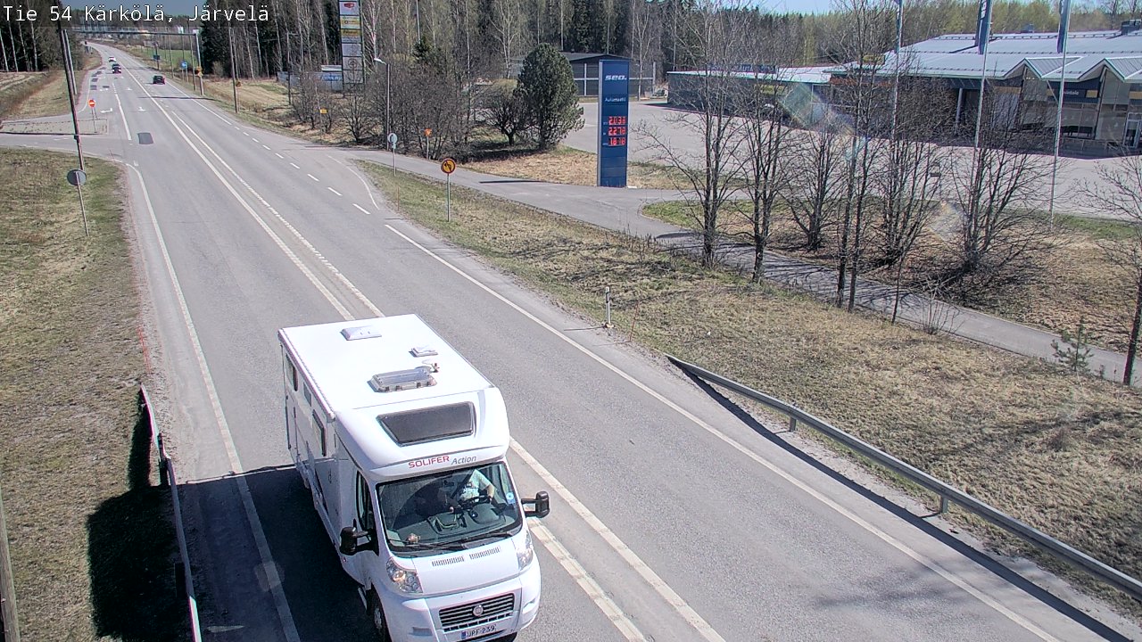 Weather Camera Image Road 54 Kärkölä, Järvelä, Kärkölä, Päijät-Häme