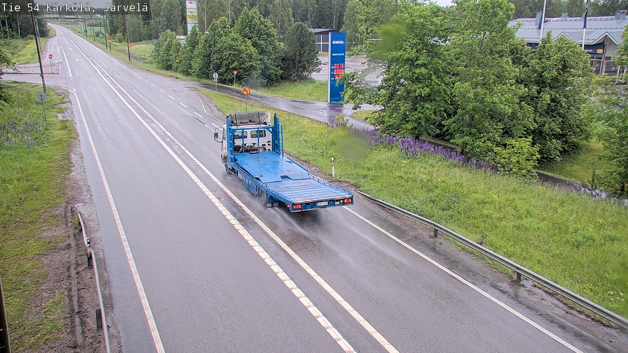 Weather Camera Image Väg 54 Kärkölä, Järvelä, Kärkölä, Päijät-Häme