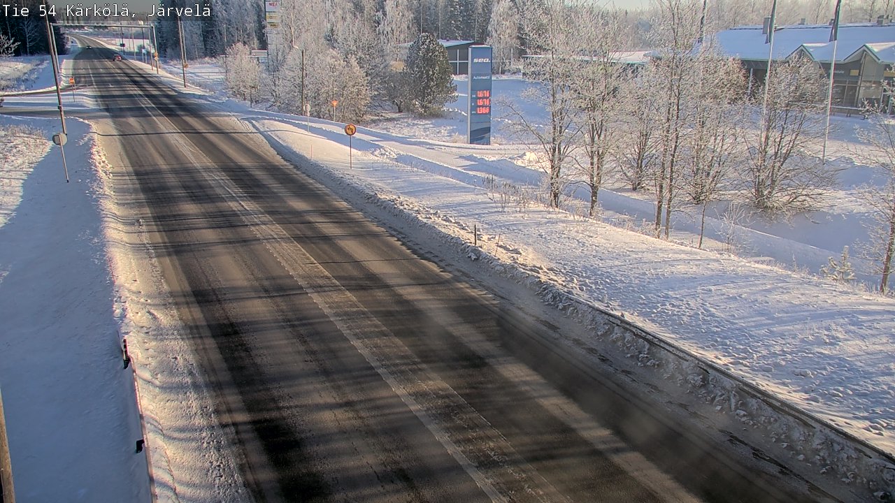 Weather Camera Image Väg 54 Kärkölä, Järvelä, Kärkölä, Päijät-Häme