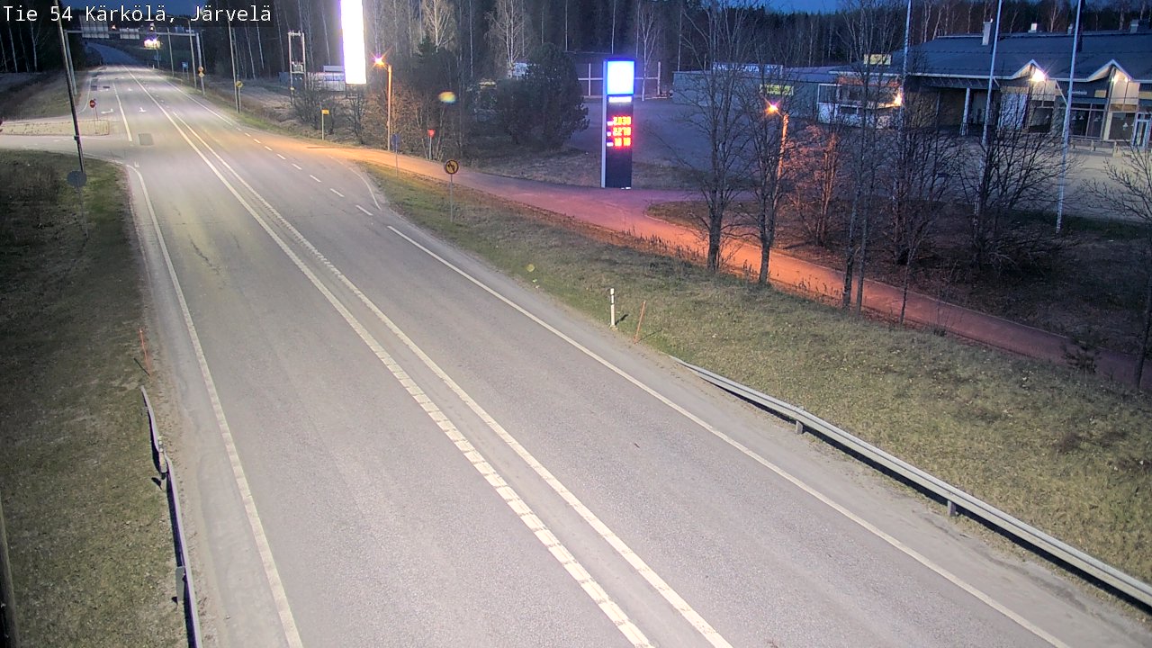 Weather Camera Image Väg 54 Kärkölä, Järvelä, Kärkölä, Päijät-Häme