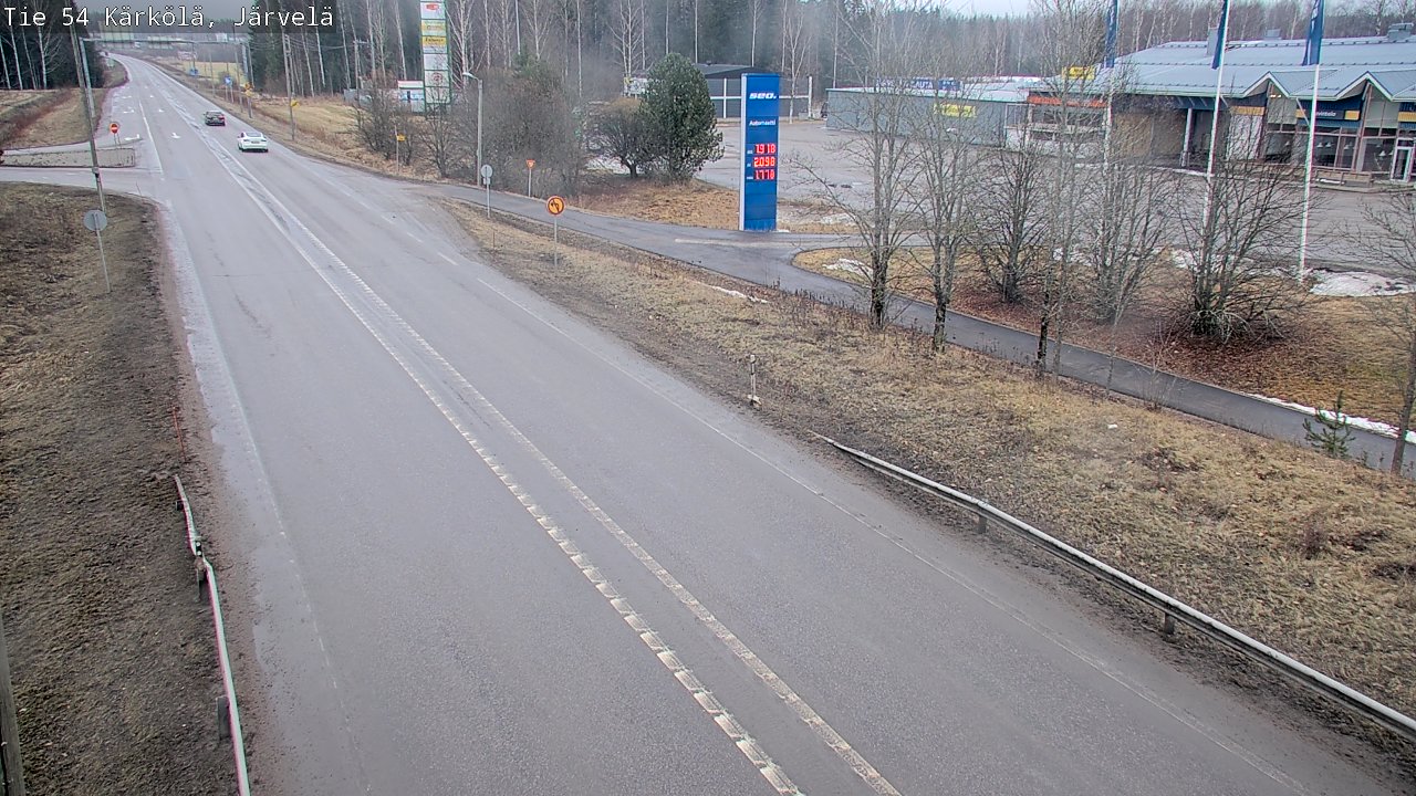 Weather Camera Image Road 54 Kärkölä, Järvelä, Kärkölä, Päijät-Häme