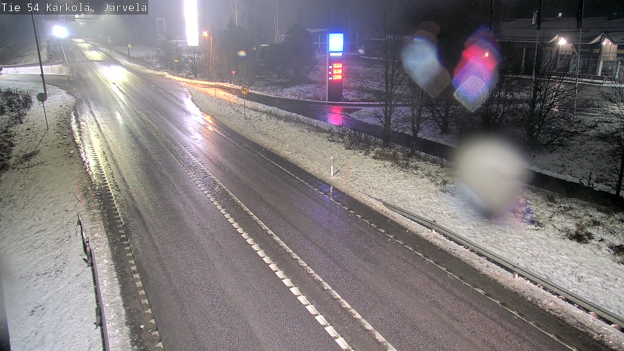 Weather Camera Image Väg 54 Kärkölä, Järvelä, Kärkölä, Päijät-Häme