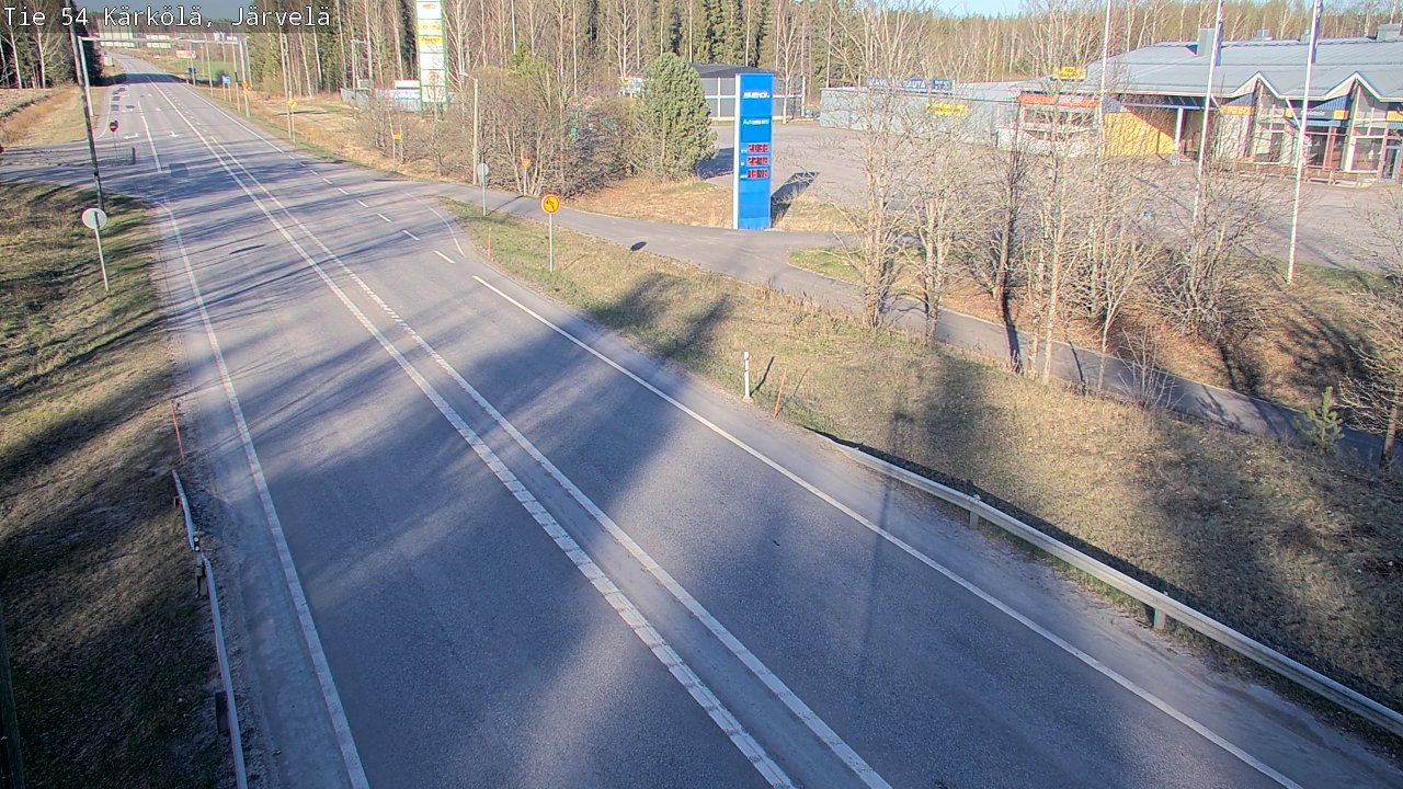 Weather Camera Image Väg 54 Kärkölä, Järvelä, Kärkölä, Päijät-Häme