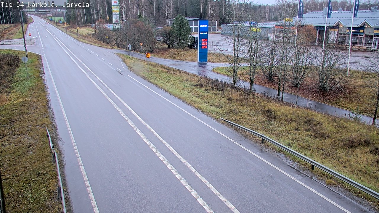Weather Camera Image Väg 54 Kärkölä, Järvelä, Kärkölä, Päijät-Häme