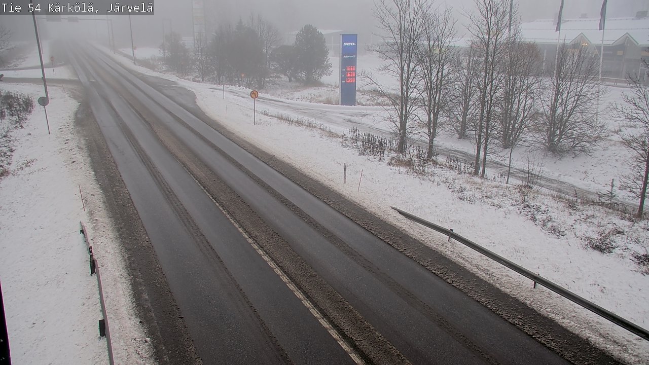 Weather Camera Image Väg 54 Kärkölä, Järvelä, Kärkölä, Päijät-Häme