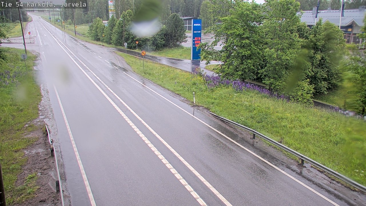 Weather Camera Image Väg 54 Kärkölä, Järvelä, Kärkölä, Päijät-Häme
