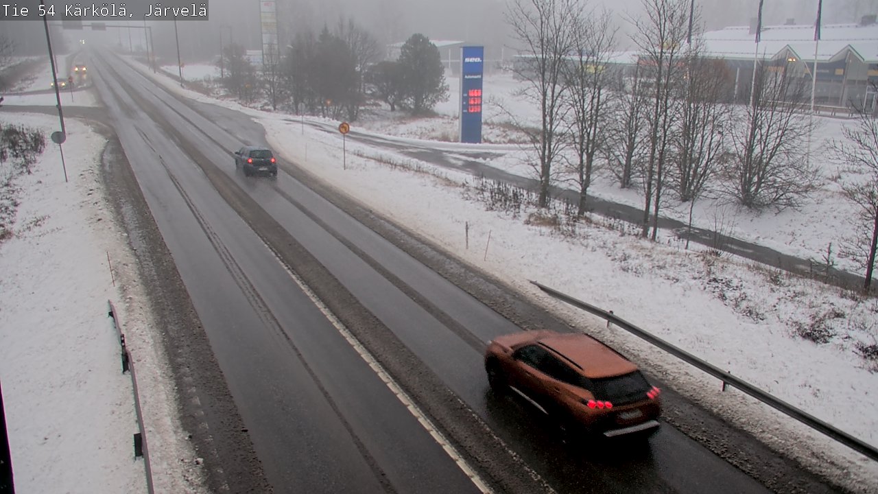 Weather Camera Image Väg 54 Kärkölä, Järvelä, Kärkölä, Päijät-Häme