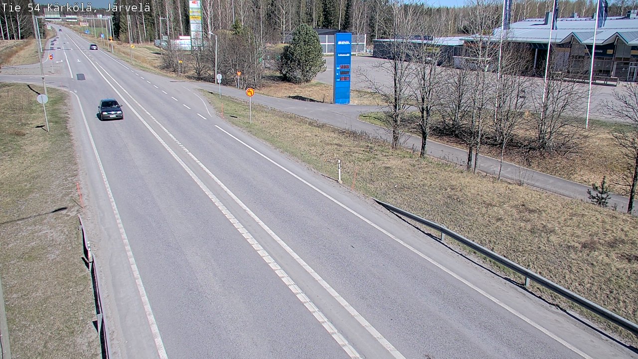 Weather Camera Image Väg 54 Kärkölä, Järvelä, Kärkölä, Päijät-Häme