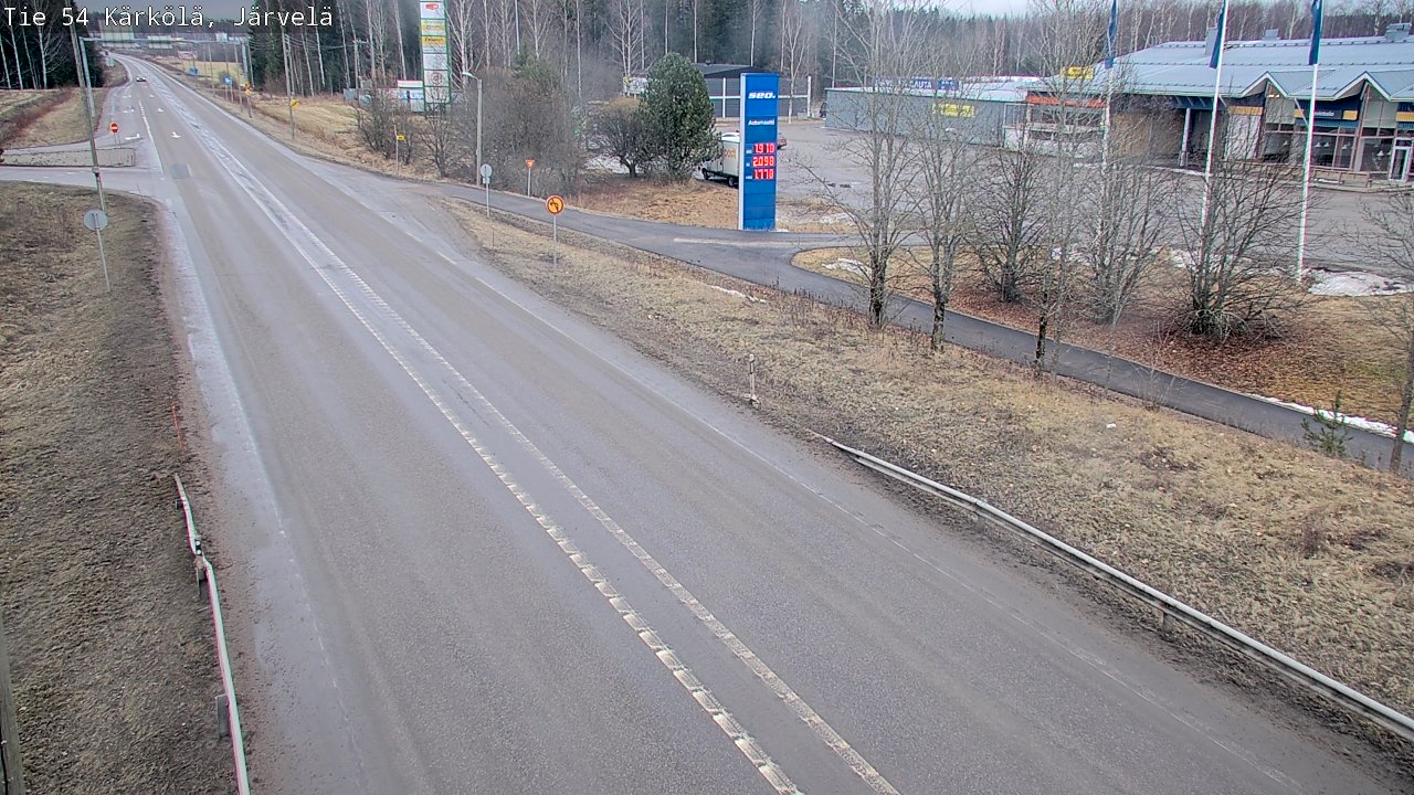 Weather Camera Image Road 54 Kärkölä, Järvelä, Kärkölä, Päijät-Häme