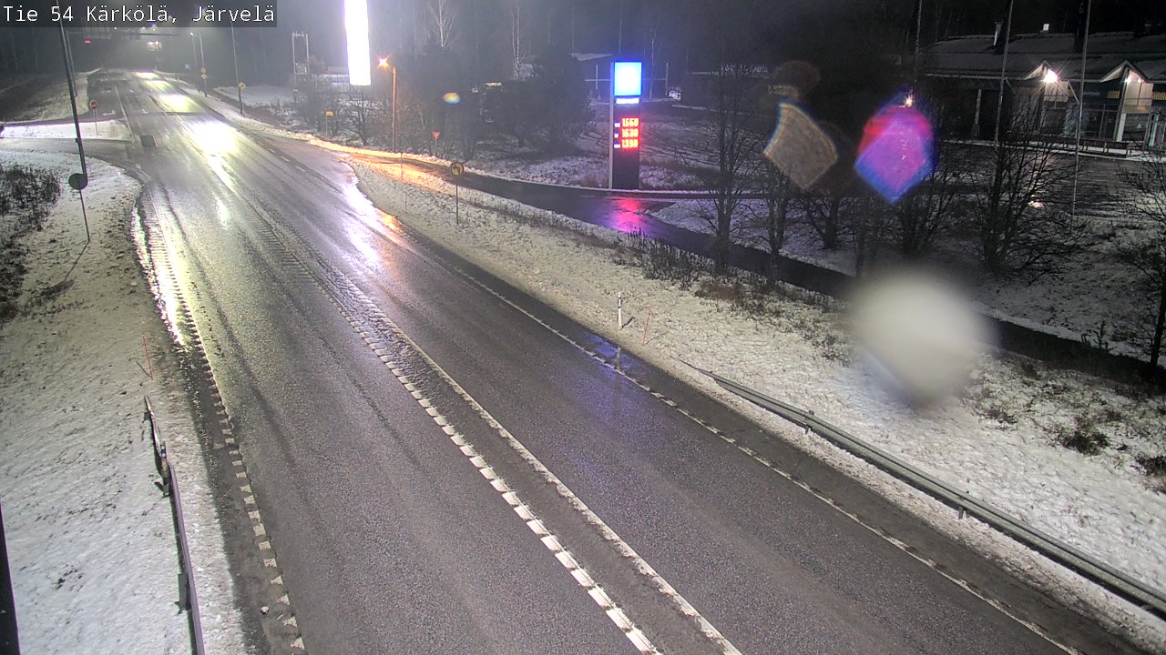 Weather Camera Image Väg 54 Kärkölä, Järvelä, Kärkölä, Päijät-Häme
