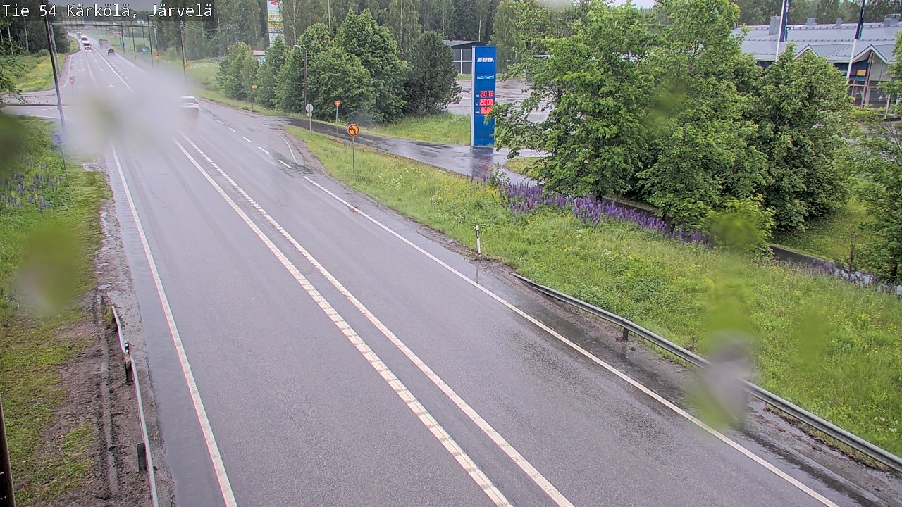 Weather Camera Image Väg 54 Kärkölä, Järvelä, Kärkölä, Päijät-Häme