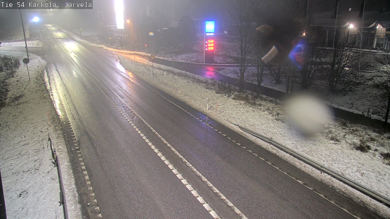 Weather Camera Image Väg 54 Kärkölä, Järvelä, Kärkölä, Päijät-Häme