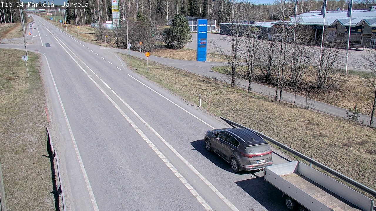 Weather Camera Image Väg 54 Kärkölä, Järvelä, Kärkölä, Päijät-Häme