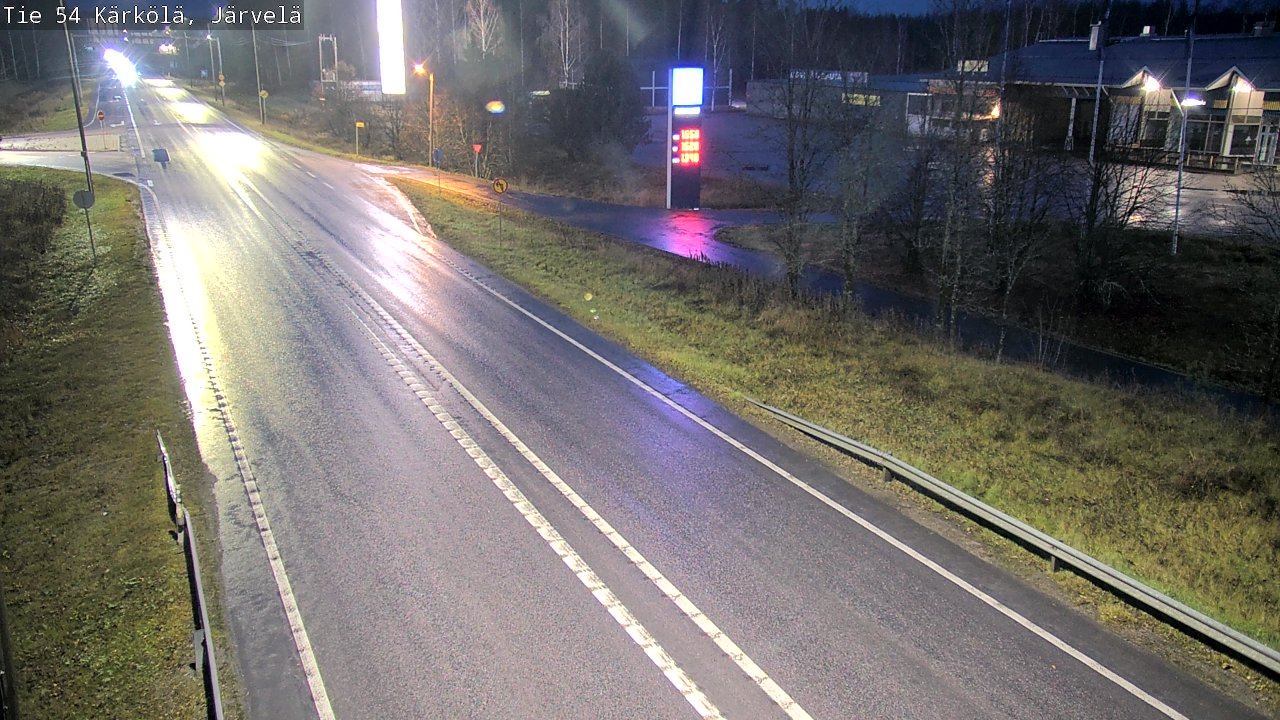 Weather Camera Image Väg 54 Kärkölä, Järvelä, Kärkölä, Päijät-Häme