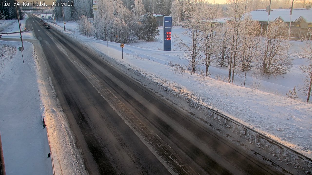 Weather Camera Image Väg 54 Kärkölä, Järvelä, Kärkölä, Päijät-Häme
