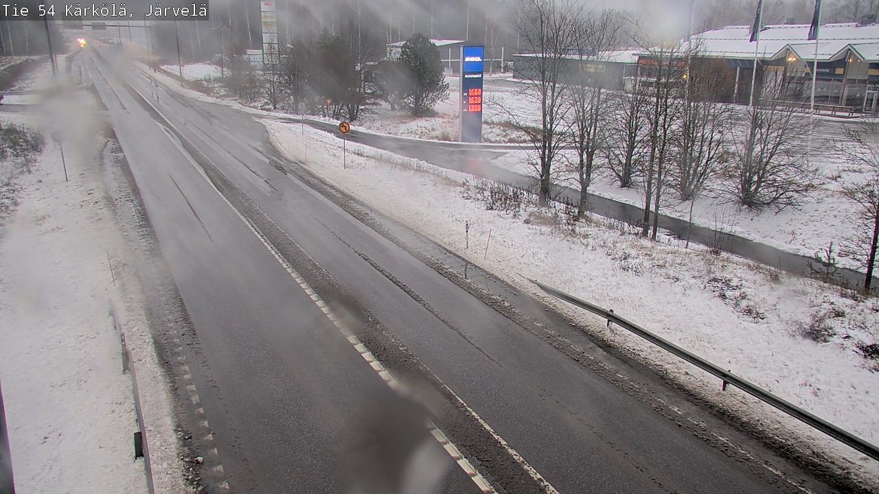Weather Camera Image Väg 54 Kärkölä, Järvelä, Kärkölä, Päijät-Häme
